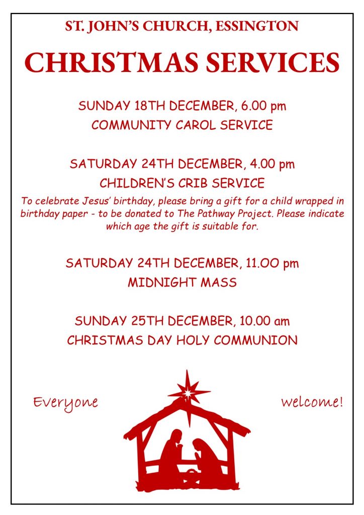 More about Christmas at St Johns - St John's Church Essington