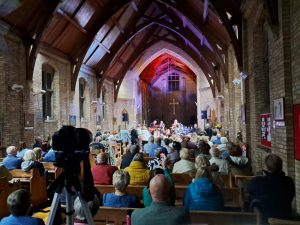 View from the back of St Johns